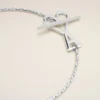 Ami de Coeur 2-i-1-kedjehalsband i silvermässing Ami de Coeur 2-i-1-kedjehalsband i silvermässing