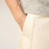 Ami de Coeur 2-i-1-kedjehalsband i silvermässing Ami de Coeur 2-i-1-kedjehalsband i silvermässing