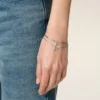 Ami de Coeur 2-i-1-kedjehalsband i silvermässing Ami de Coeur 2-i-1-kedjehalsband i silvermässing