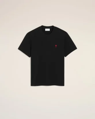 Ami de Coeur T-Shirt i svart ekologisk bomull