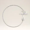 Armband i silver och mässing med Ami de Coeur-kedja Armband i silver och mässing med Ami de Coeur-kedja