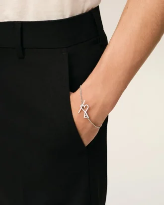 armband i silver och mssing med ami de coeur kedja 2 330x413 - Armband i silver och m&auml;ssing med Ami de Coeur-kedja