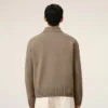 Beige Ami de Coeur Cardigan i ull Beige Ami de Coeur Cardigan i ull