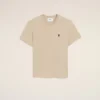 Beige Ami de Coeur T-Shirt i bomull
