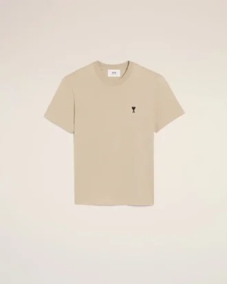 Beige Ami de Coeur T-Shirt i bomull