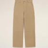 Beige arbetsbyxor i bomull Beige arbetsbyxor i bomull