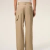 Beige arbetsbyxor i bomull Beige arbetsbyxor i bomull