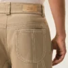 Beige arbetsbyxor i bomull Beige arbetsbyxor i bomull