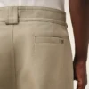 Beige baggybyxor i bomull