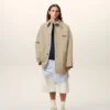 Beige bomullsjacka Beige bomullsjacka