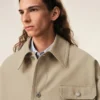 Beige bomullsjacka Beige bomullsjacka