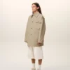 Beige bomullsjacka Beige bomullsjacka