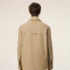 Beige bomullsjacka med knappar Beige bomullsjacka med knappar