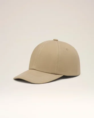 Beige bomullskeps med Ami de Coeur Cap-logotyp