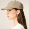 Beige bomullskeps med Ami de Coeur Cap-logotyp Beige bomullskeps med Ami de Coeur Cap-logotyp