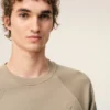 Beige bomullssweatshirt med Ami de Coeur-prägling