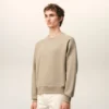Beige bomullssweatshirt med Ami de Coeur-prägling