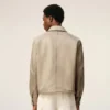 Beige nylonjacka med Ami de Coeur-knappar
