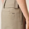 Beige omlottkjol i bomull Beige omlottkjol i bomull