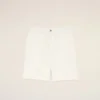 Beige shorts i linneblandning med resår i midjan från Ami de Coeur Beige shorts i linneblandning med resår i midjan från Ami de Coeur