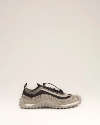 Beige stickade Mirage-sneakers