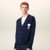 Blå Ami de Coeur Cardigan i ull Blå Ami de Coeur Cardigan i ull