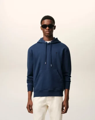 Blå Ami de Coeur Hoodie i bomull