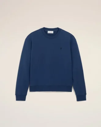 Blå Ami de Coeur-Sweatshirt i bomull