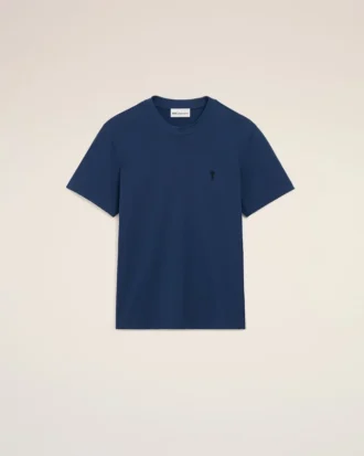 Blå Ami de Coeur T-Shirt i bomull