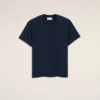 Blå bomull Red Ami de Coeur T-shirt Blå bomull Red Ami de Coeur T-shirt