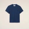 Blå bomulls-T-shirt med kort ärm från Ami de Coeur Blå bomulls-T-shirt med kort ärm från Ami de Coeur