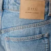 Blå bomullsjeans i stor passform Blå bomullsjeans i stor passform