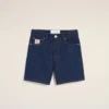 Blå bomullsshorts med Ami Paris Heritage-etikett