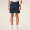 Blå bomullsshorts med Ami Paris Heritage-etikett