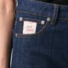 Blå bomullsshorts med Ami Paris Heritage-etikett