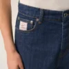 Blå bomullsshorts med Ami Paris Heritage-etikett