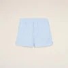 Blå bomullsshorts med resår Blå bomullsshorts med resår