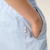 Blå bomullsshorts med resår Blå bomullsshorts med resår