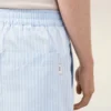 Blå bomullsshorts med resår Blå bomullsshorts med resår