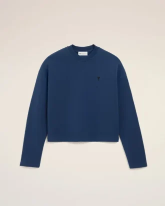 Blå bomullssweatshirt från Ami de Coeur