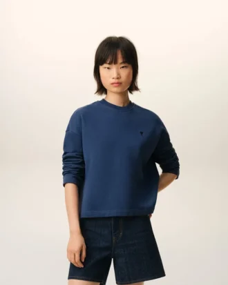 Blå bomullssweatshirt från Ami de Coeur