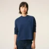 Blå bomullssweatshirt från Ami de Coeur Blå bomullssweatshirt från Ami de Coeur