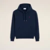 Blå bomullströja med Red Ami de Coeur Hoodie Blå bomullströja med Red Ami de Coeur Hoodie