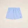 Blå boxershorts i bomull med svart Ami de Coeur-motiv