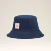 Blå denimhatt med Ami Paris Heritage-märke Blå denimhatt med Ami Paris Heritage-märke