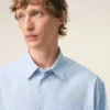 Blå långärmad Ami de Coeur-skjorta i bomull Blå långärmad Ami de Coeur-skjorta i bomull