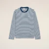 Blå långärmad Mariniere-T-shirt i bomull från Ami de Coeur Blå långärmad Mariniere-T-shirt i bomull från Ami de Coeur