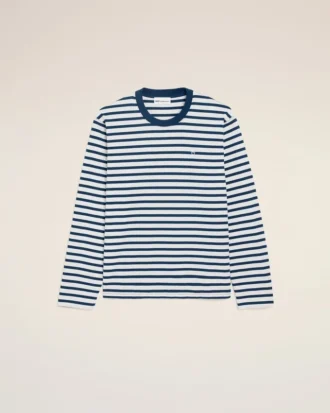 Blå långärmad Mariniere-T-shirt i bomull från Ami de Coeur