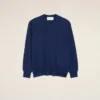 Bleu tunn ulltröja med rund hals Ami de Coeur Sweater Bleu tunn ulltröja med rund hals Ami de Coeur Sweater