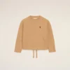 Brun Ami de Coeur-Sweatshirt med rund hals i bomull Brun Ami de Coeur-Sweatshirt med rund hals i bomull